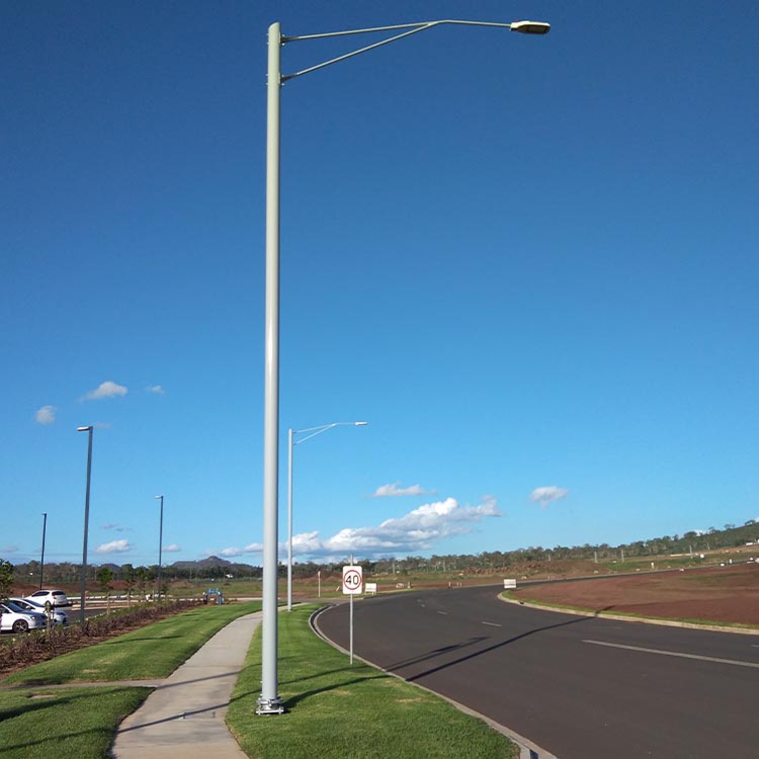 10m Street and Road Lighting Pole - SAD10002